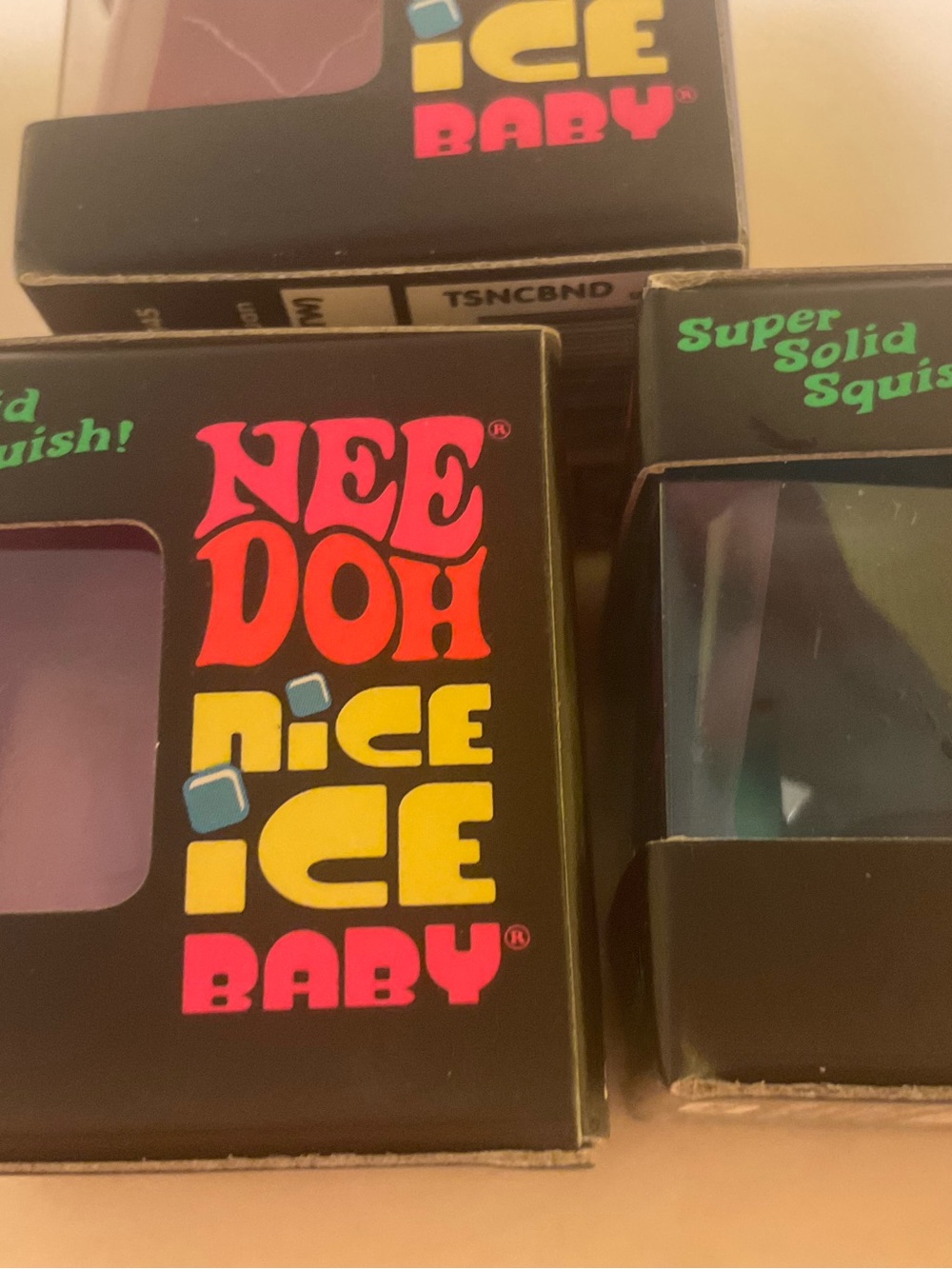 Nice Ice Baby Super Solid Squish! Purple Toy
